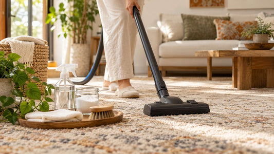 How to clean carpet at home using a vacuum cleaner