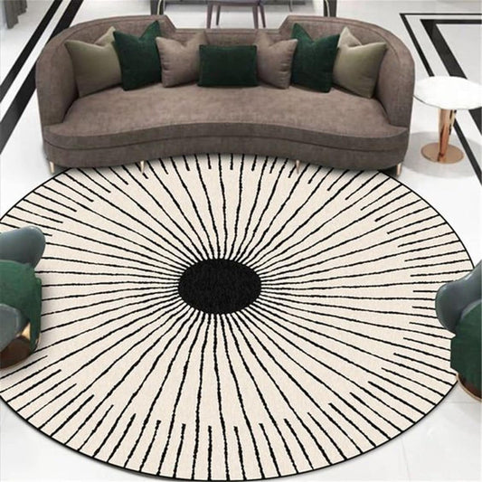 Eclipse Ray Round Carpet