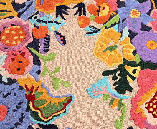 Aura Foliage Irregular Carpet & Rug