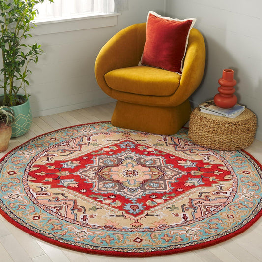 Bijar Persian Tufted Round Carpet
