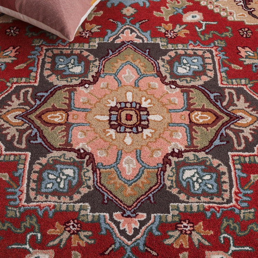 Bijar Persian Tufted Round Carpet