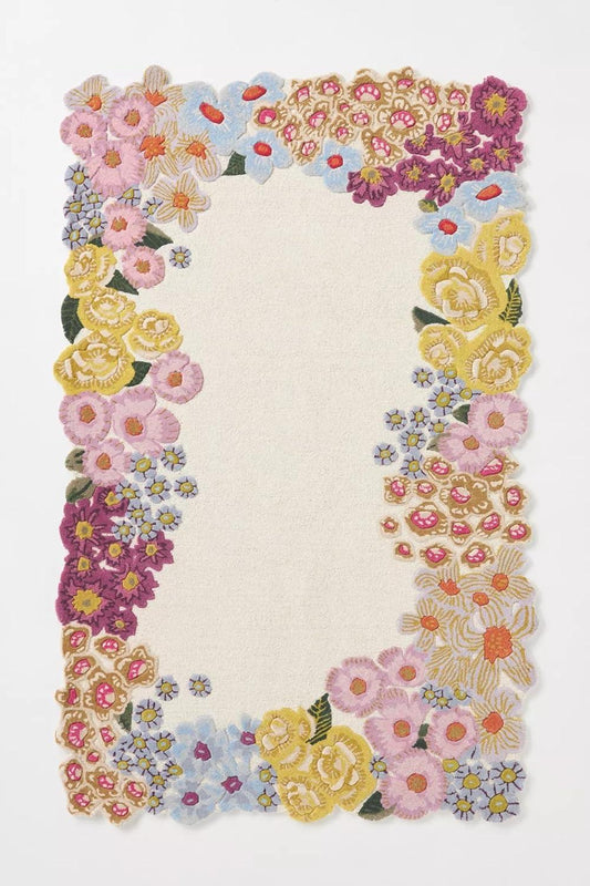 Botanic Foliage Irregular Carpet & Rug