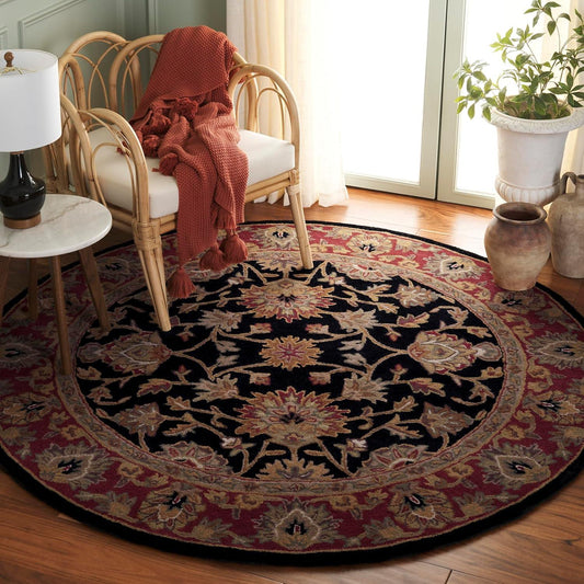 Qom Persian Tufted Round Carpet