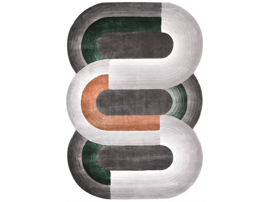 Resort Style Viscose & Wool Carpet & Rug