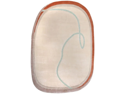 Desert Sand Viscose & Wool Carpet & Rug