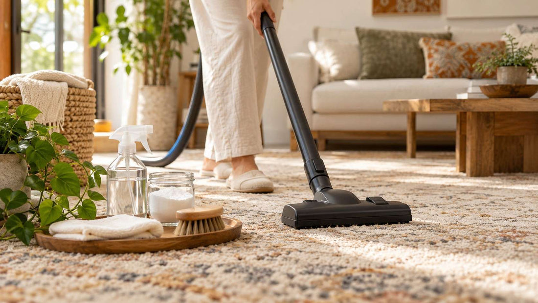 How to clean carpet at home using a vacuum cleaner