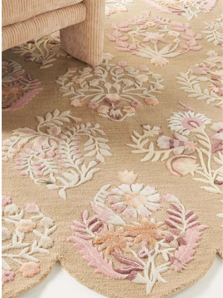Wool Silk Tufted Carpets