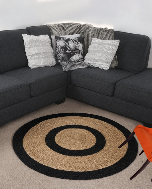 Opal Round Jute Carpet & Rugs