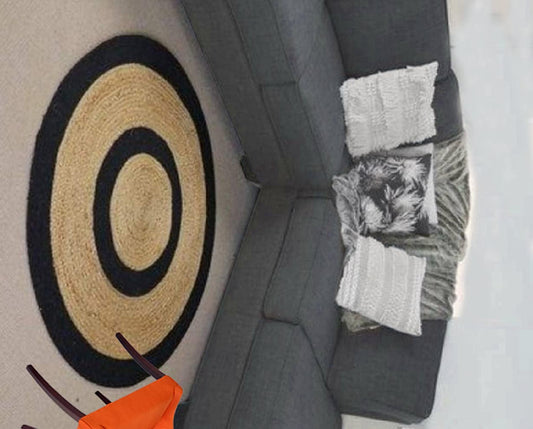 Opal Round Jute Carpet & Rugs