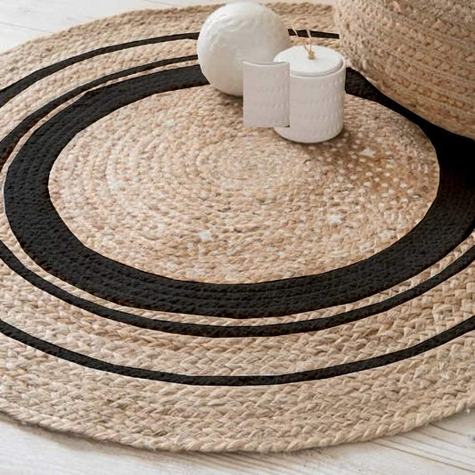 Fern Round Jute Carpet & Rugs