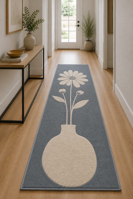 Ramen Hand Tufted Runner Carpet & Rug
