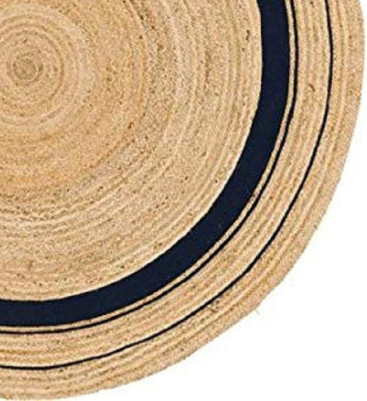 Topaz Round Jute Carpet & Rugs