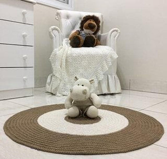 Mire Round Jute Carpet & Rugs