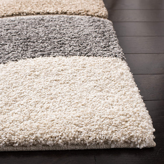 Beige wave Shaggy Carpet