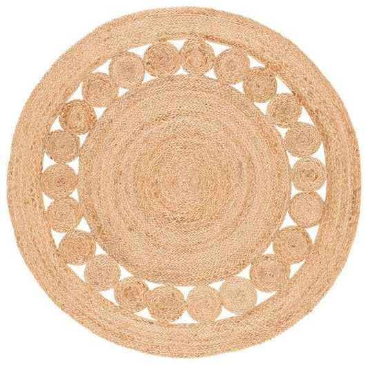 Maple Round Jute Carpet & Rugs