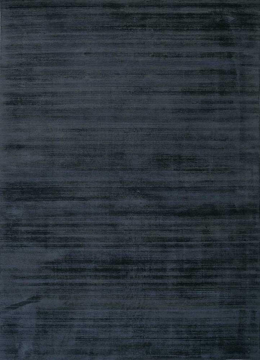 Black Lustre Haven Viscose Silk Hand-Tufted Rug