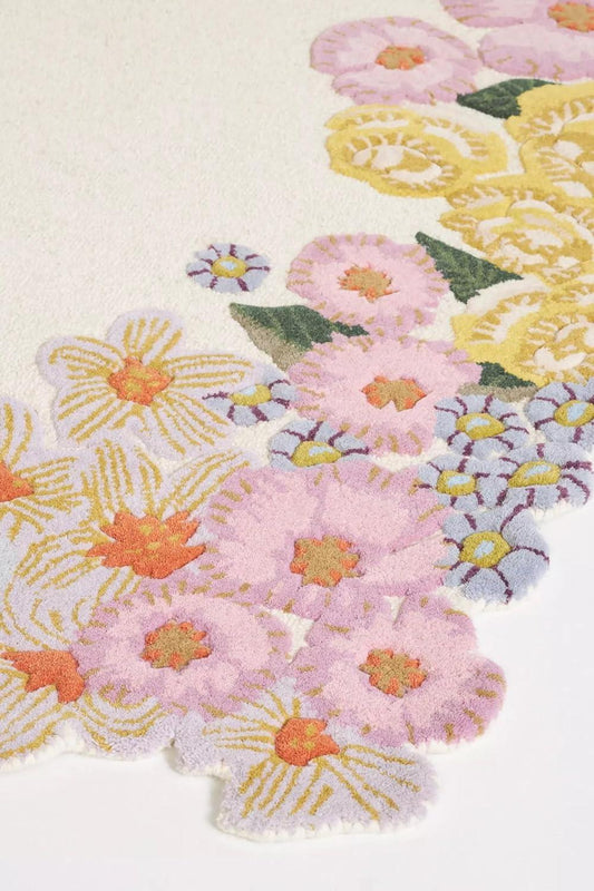 Botanic Foliage Irregular Carpet & Rug