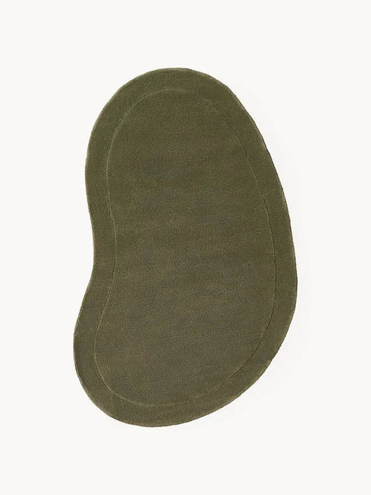 Green Decor Irregular Carpet & Rug