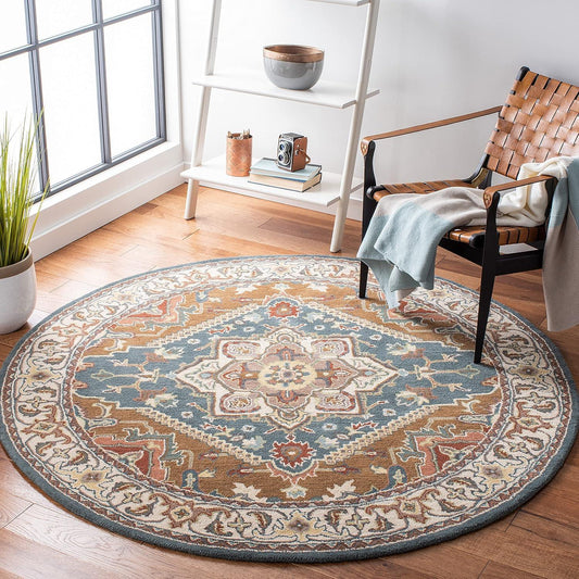 Isfahan Persian Tufted Round Carpet