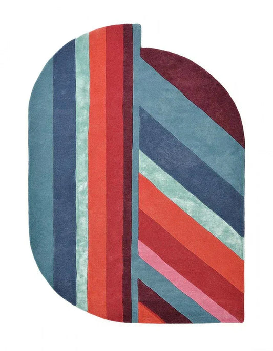 NewAge MultiColor Irregular Rug