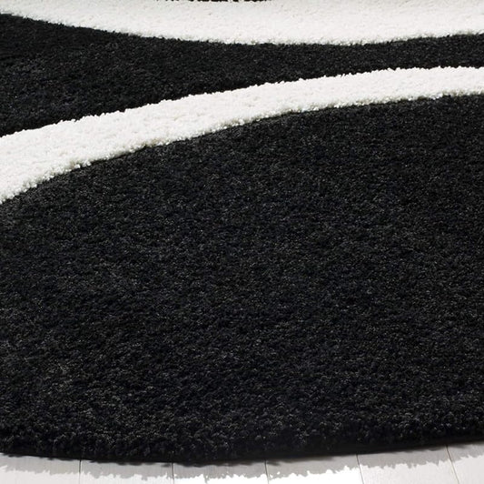 Round Multicolor Super Soft Shaggy Carpet