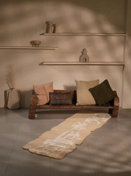 Ripple Camel Irregular Carpet & Rug