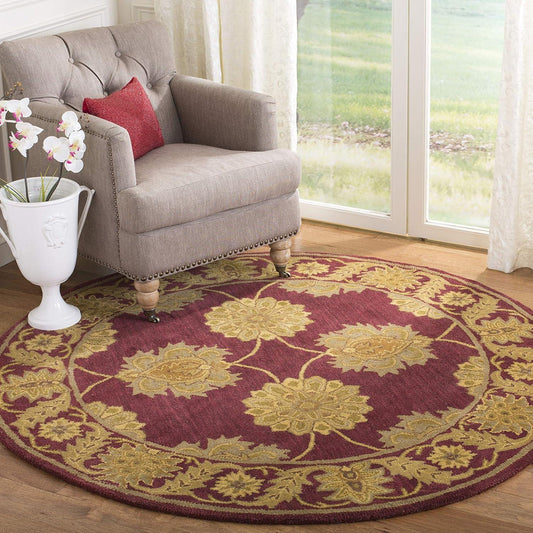 Rostam Persian Tufted Round Carpet