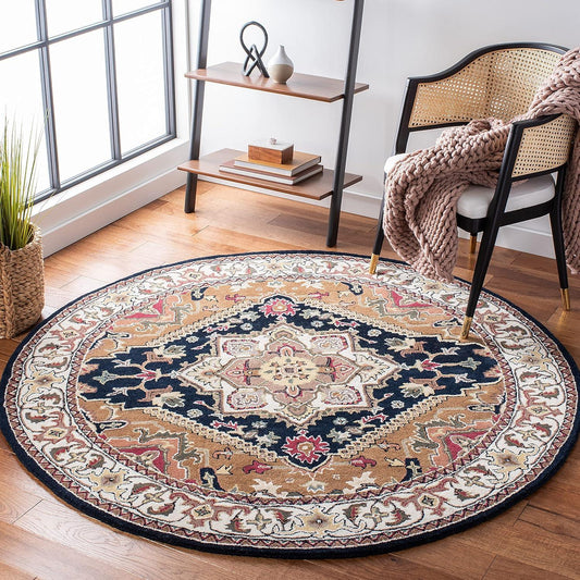 Shiraz Persian Tufted Round Carpet
