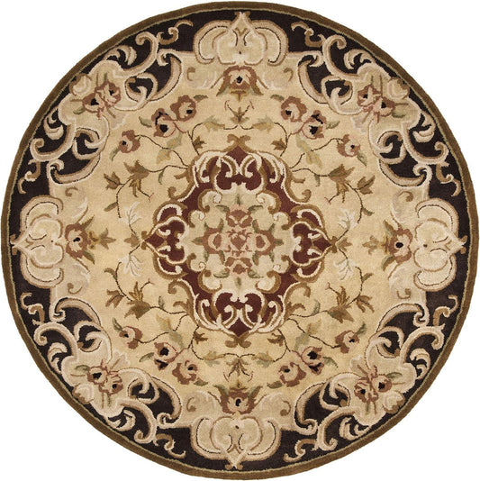 Sultani Persian Tufted Round Carpet
