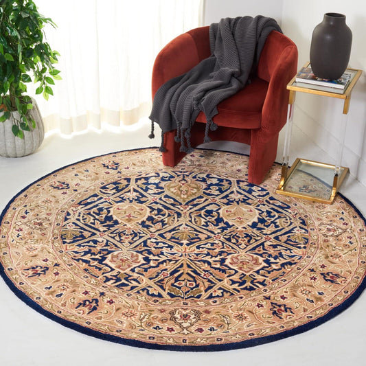 Vaziri Persian Tufted Round Carpet