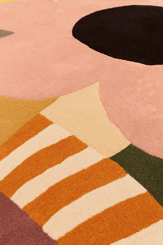 Jumble Garden Hand Tufted New Zealand Wool Rug