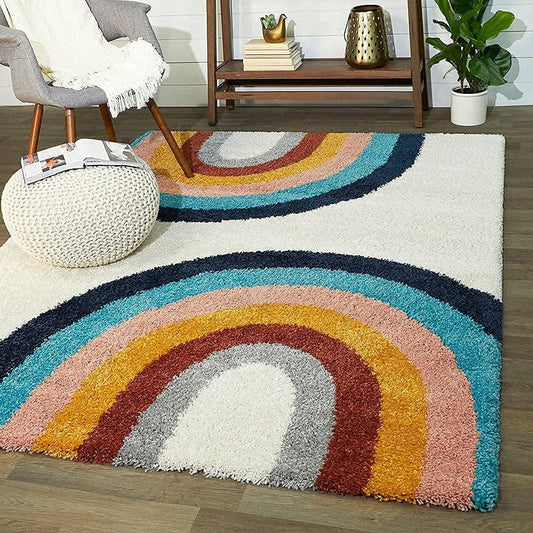 Rainbow Arch Shaggy Carpet