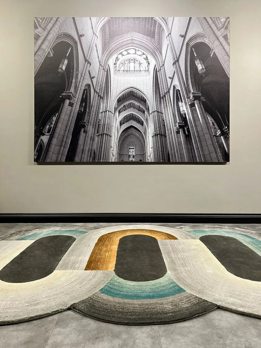 Vibrant Energy Viscose & Wool Carpet & Rug
